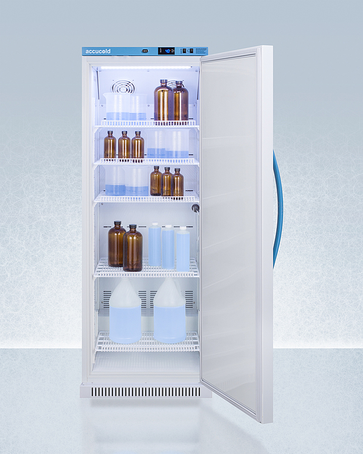 12 Cu Ft Upright Laboratory Refrigerator with Factory Installed DDL