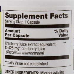 Optimum Cranberry Powder Capsules – 425 mg, 100 Capsules