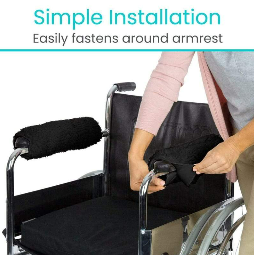 Sheepskin Wheelchair Armrest