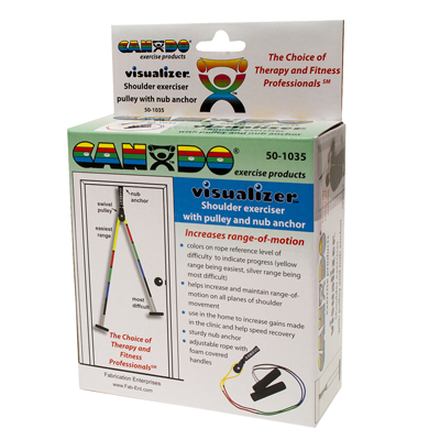 Visualizer Color Coded Over Door Shoulder Pulley Exercisers