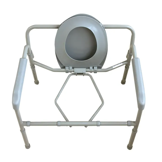 Bariatric Folding Commode, Steel