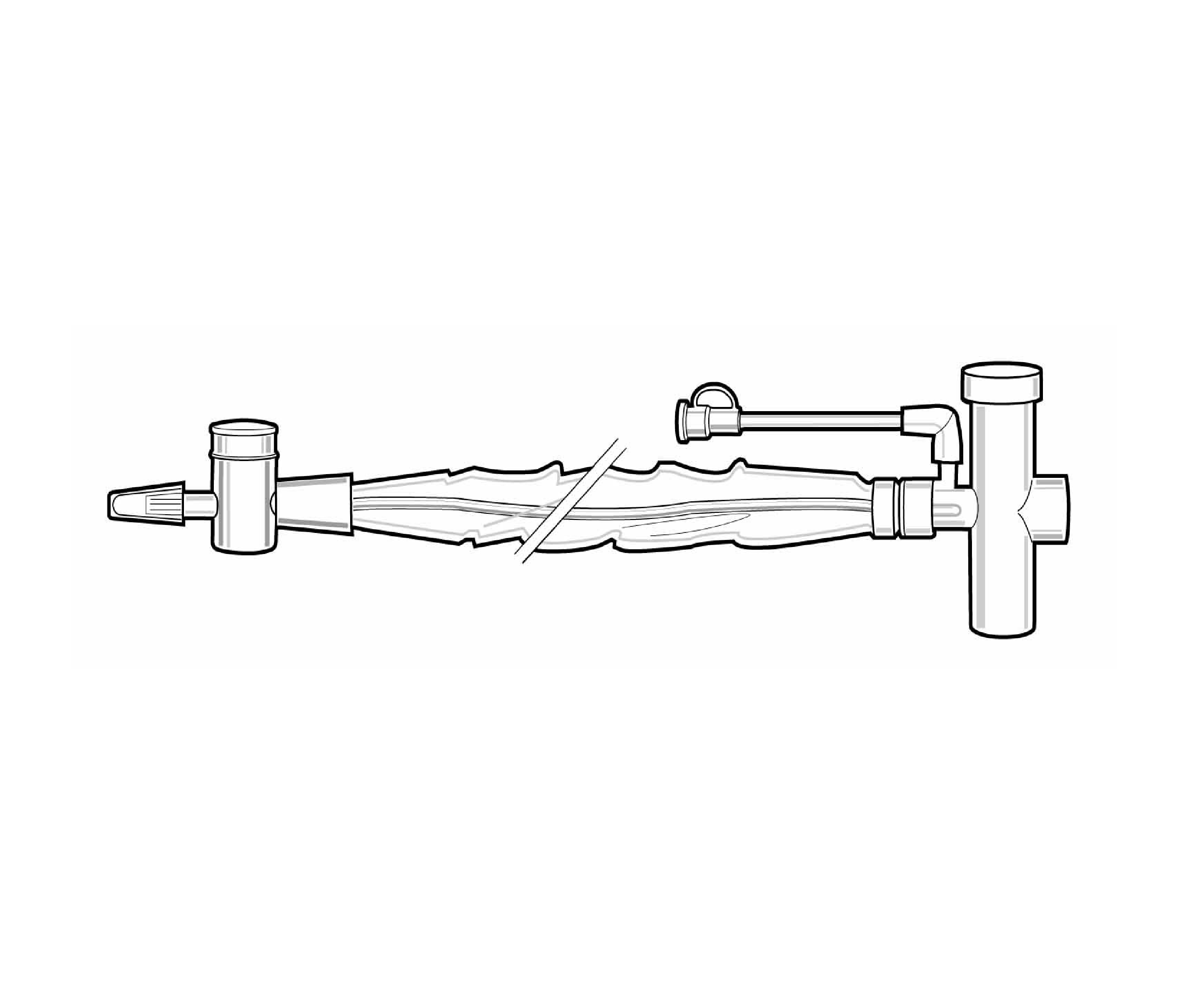 Kimvent Closed Suction Catheter, Closed Style, Adult