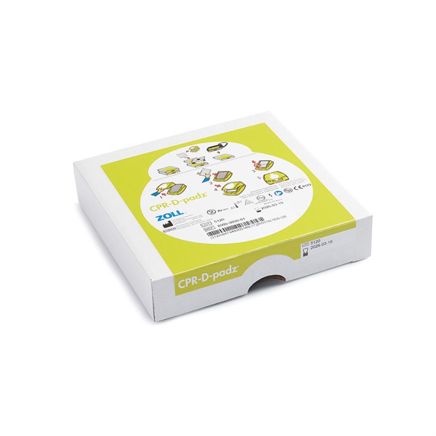 CPR-D-padz One-Piece Adult Electrode Pad For AED Plus or AED Pro With Real CPR Help