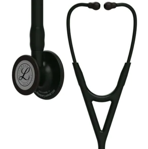 Littmann Cardiology IV Stethoscope, Black Finish Chestpiece & Tube