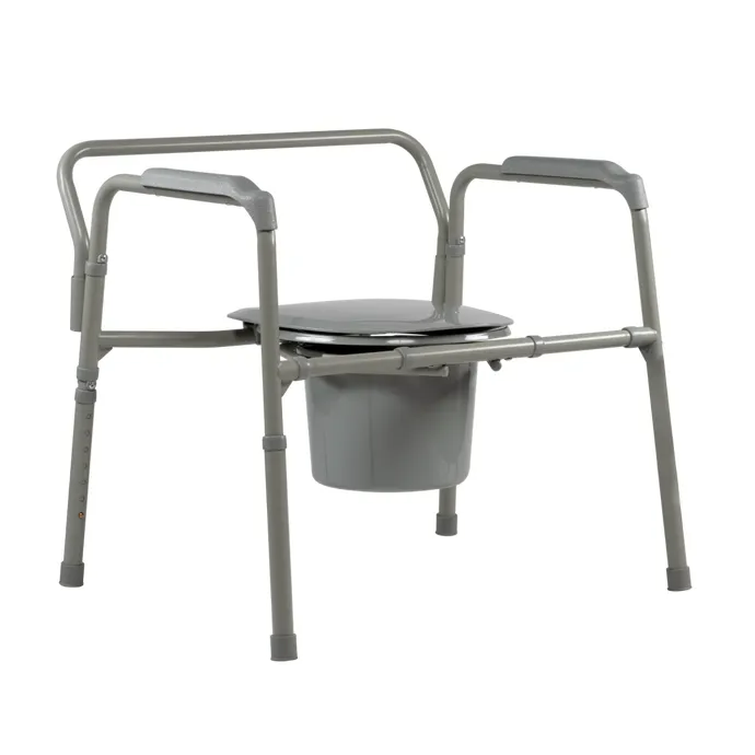 Bariatric Folding Commode, Steel