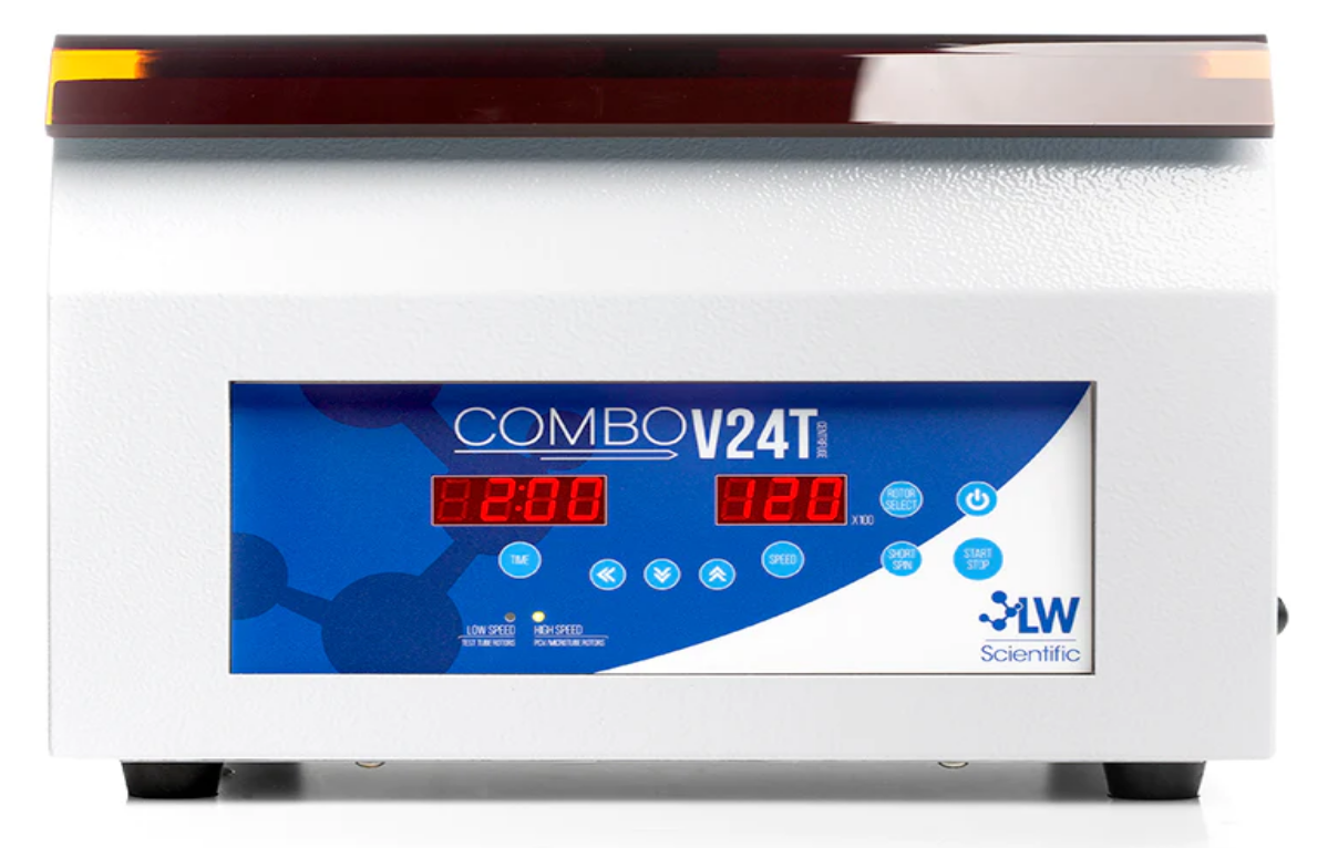 Combo V24T Centrifuge, Digital, Brushless, 12pl TT Rotor & 24pl Crit Rotor