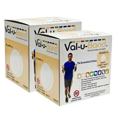 Twin Pak 100 Yard Latex Free Exercise Bands