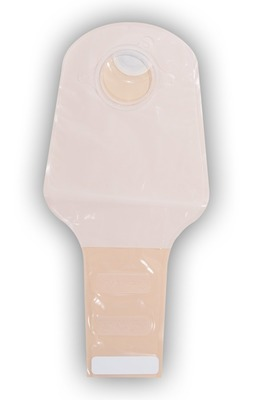 Natura Two Piece Drainable Pouch, Opaque, 12", 2 Sided Comfort Panel and Tail Clip