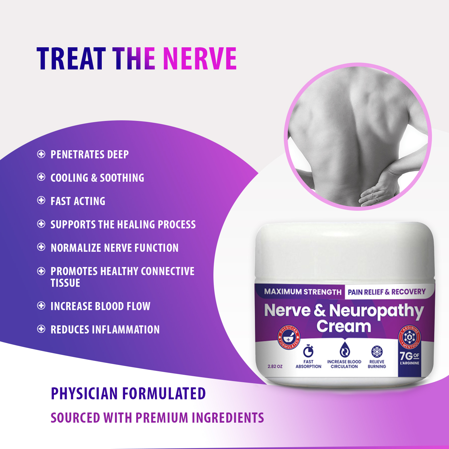Nerve & Neuropathy Cream Maximum Strength Relief