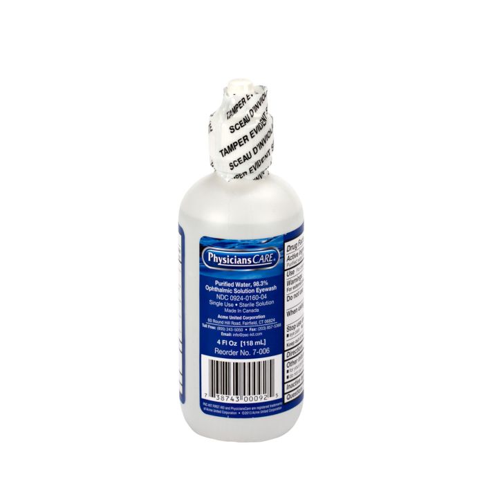 4 Ounce Bottle Eye Wash Solution
