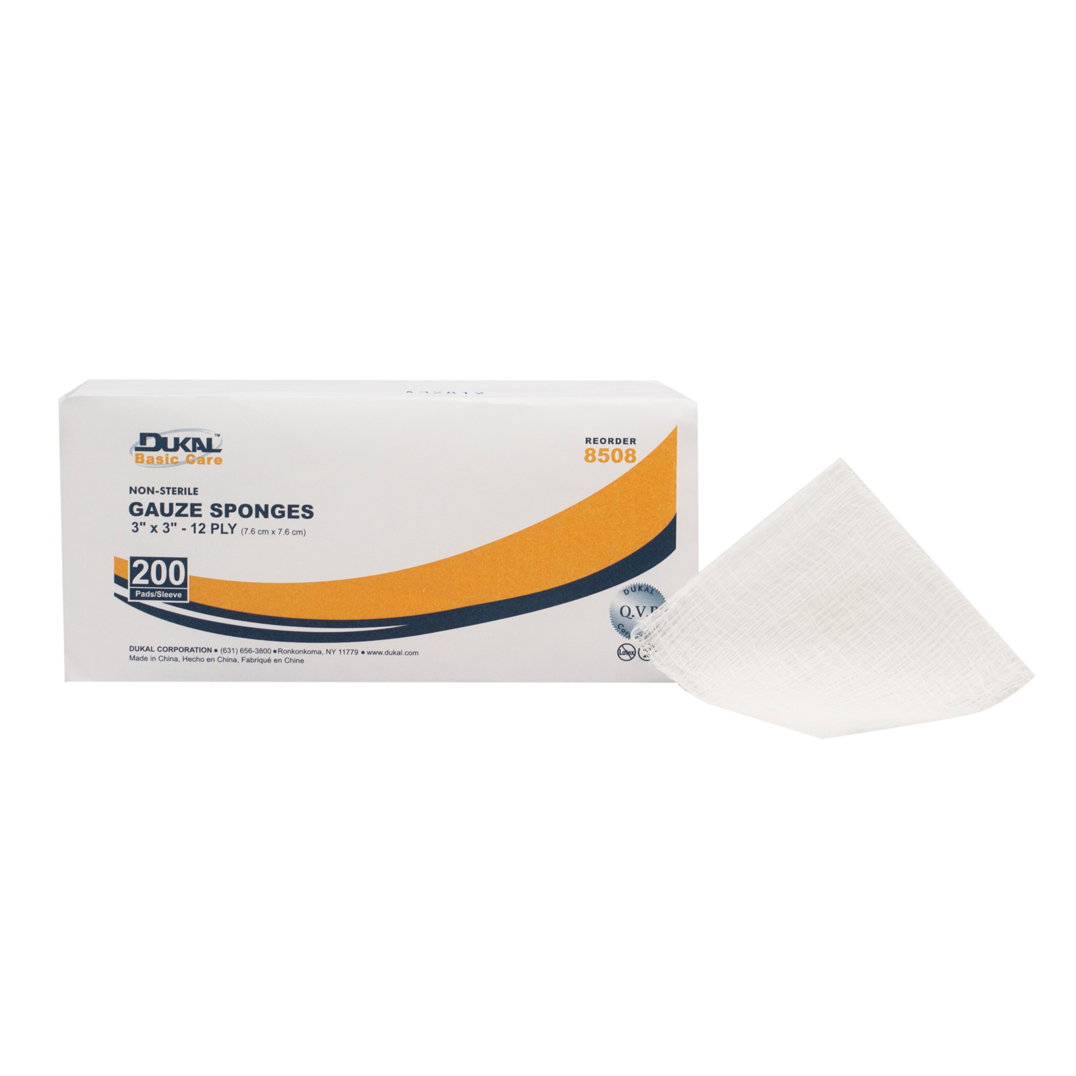 Basic Care Gauze Sponge, 3" x 3"