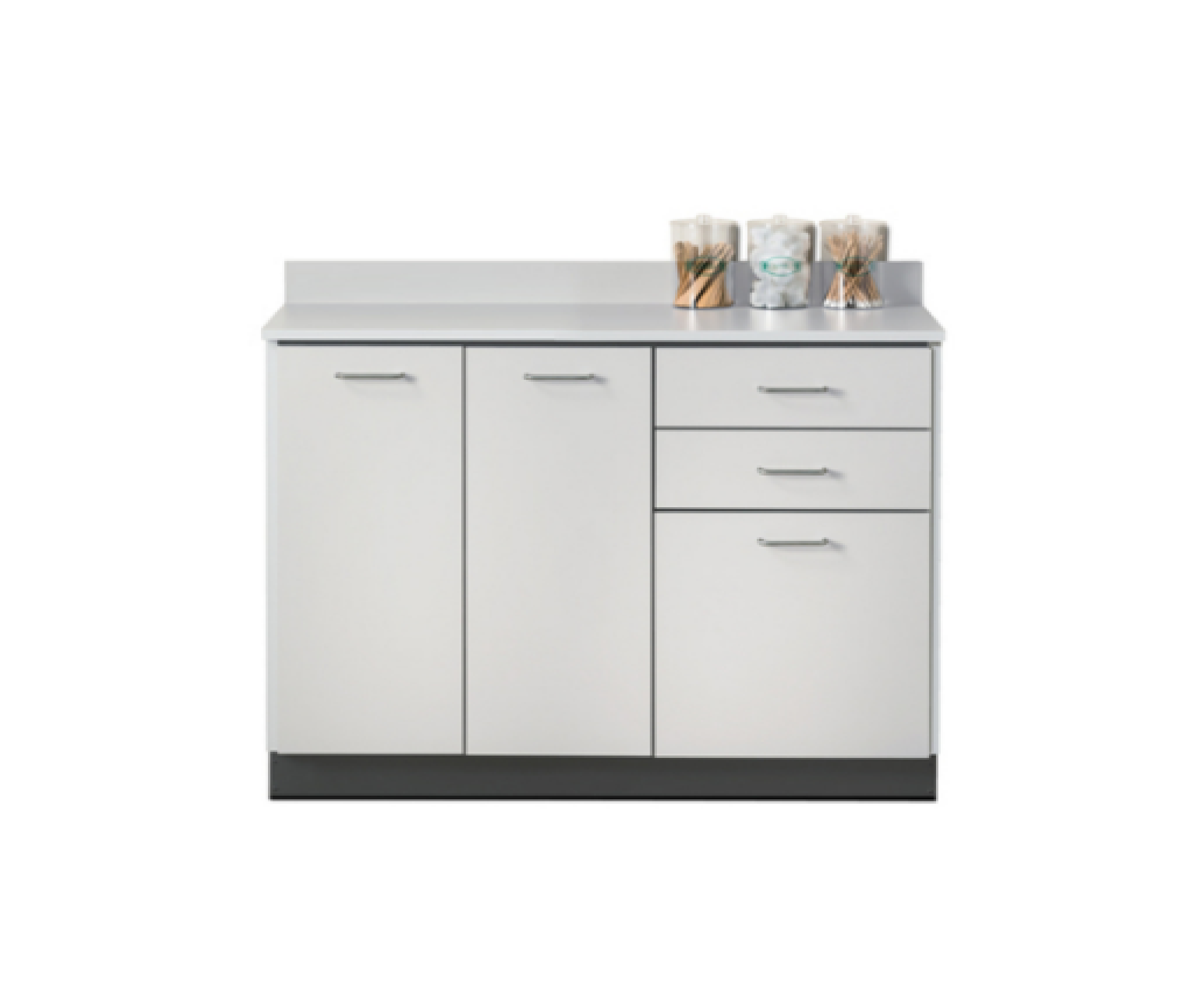 Base Cabinet with 3 Doors and 2 Drawers