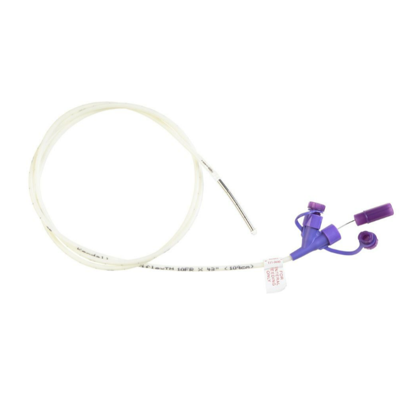 Kangaroo Nasogastric Feeding Tube, Rigid Port, Stylet, EnFit