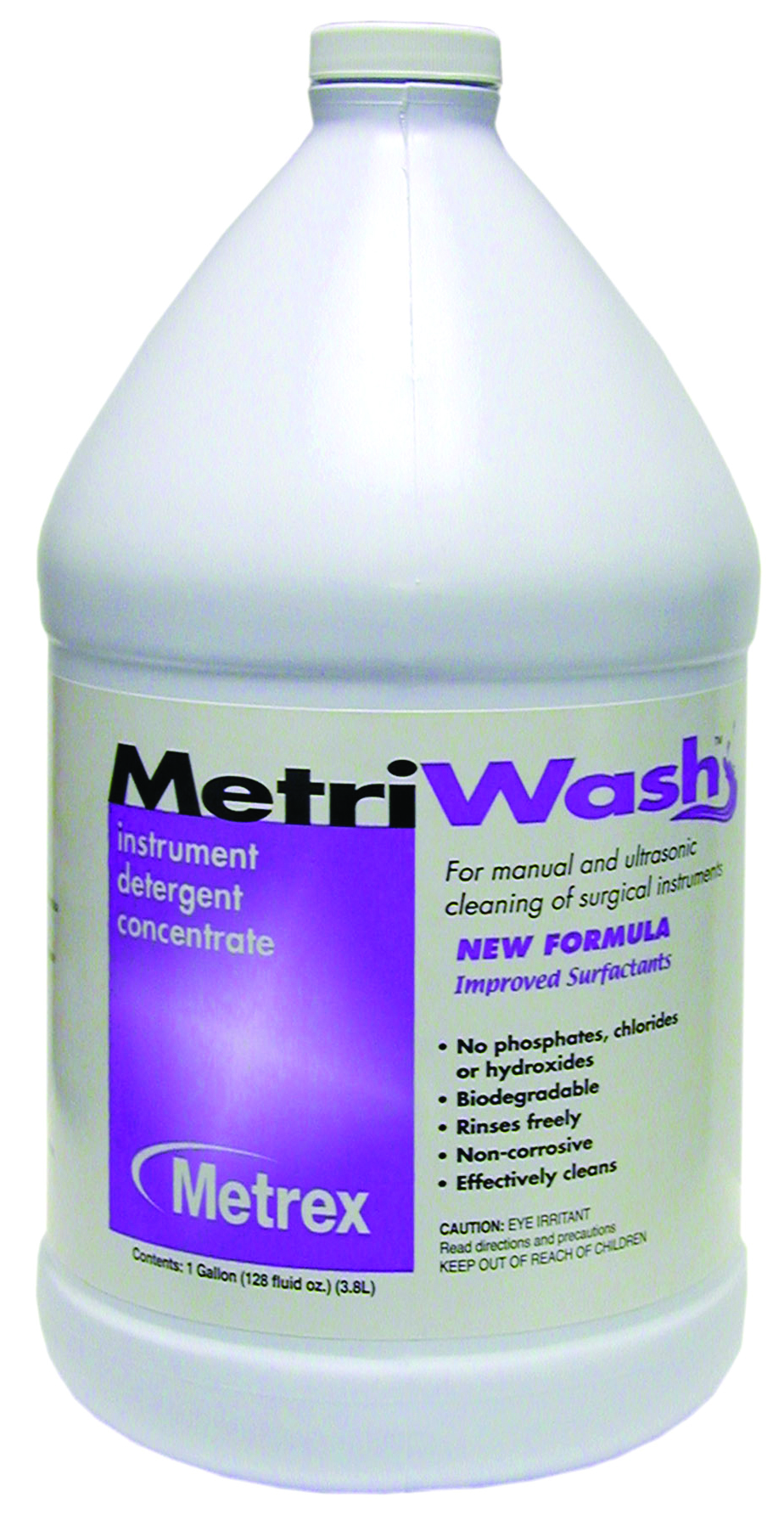 Metrist Rinse Metrex MetriWash, Instrument Detergent, 1 Gallon 10-3300