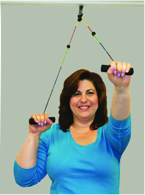 Visualizer Color Coded Over Door Shoulder Pulley Exercisers
