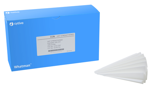 Grade 113V Creped Filter Paper, Wet Strengthened