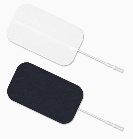 ValuTrode Foam Electrode, White Foam Top, Rectangle, 4/pk, 10 pk/bg, 1 bg/cs (090164)