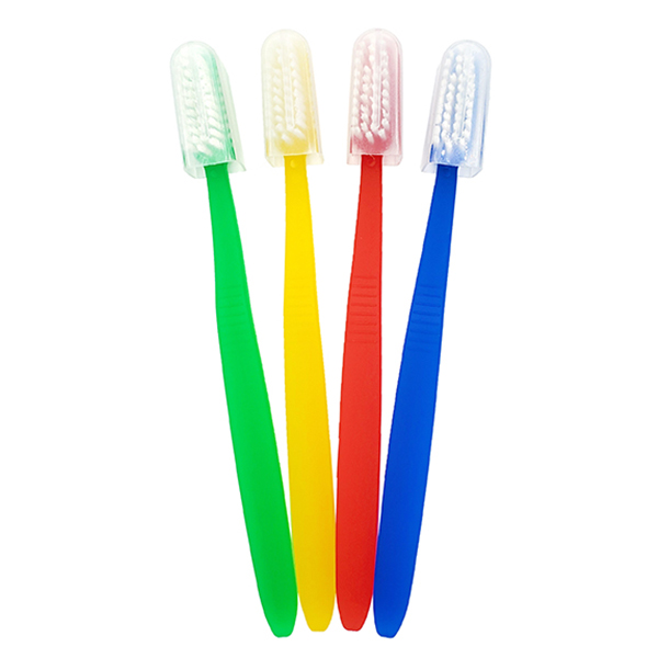 Freshmint Nylon Bristles Multi Colored Toothbrush with Cap