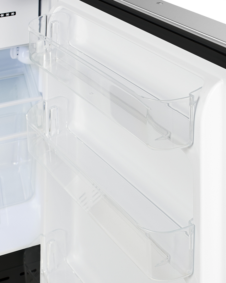 21" Wide Built in Undercounter ADA Compliant Refrigerator Freezer with Front Lock and Copper Handle