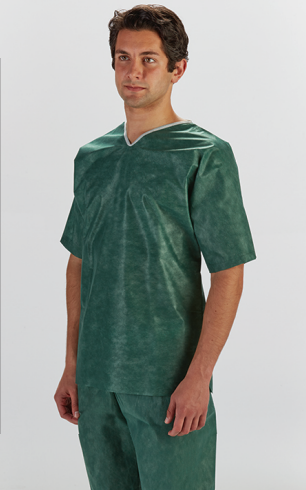 Patient Premium Pants, Elastic Waist, Non Woven, Dark Green