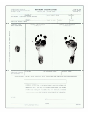 Newborn Identification Forms