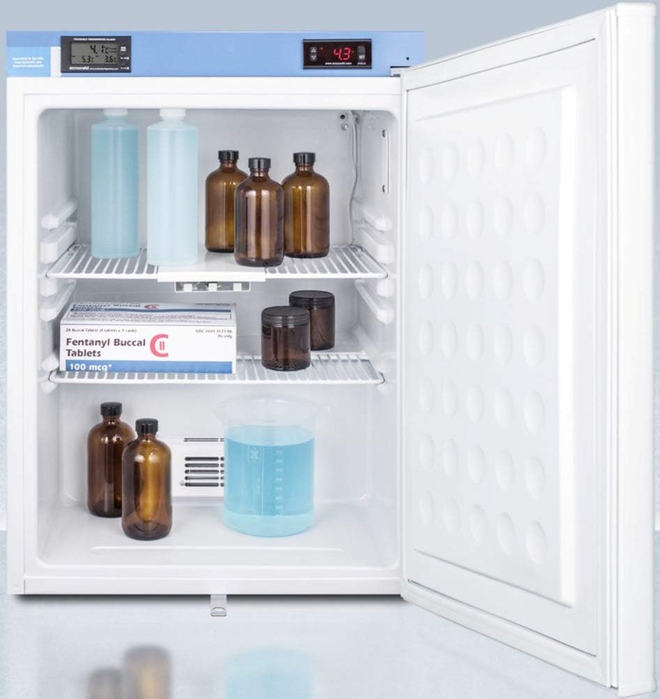 19 Inch Compact Medical Refrigerator 2.4 cu. ft. Capacity