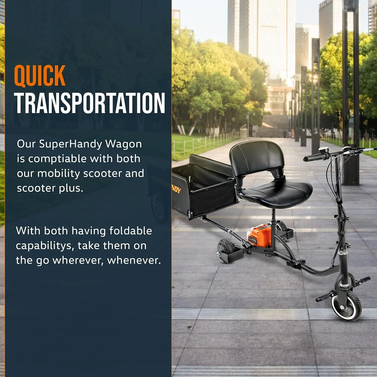 Foldable Follow Behind Wagon