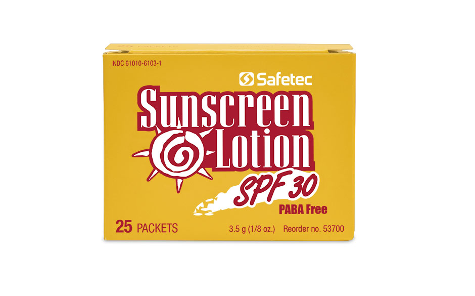 Sunscreen Lotion 3.5 g Pouch.