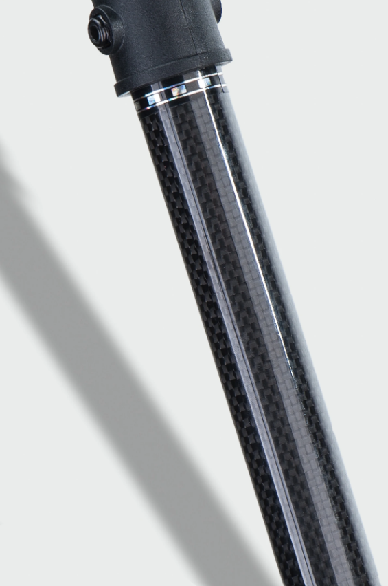 Ergobaum Carbon Fiber Black Mamba Adult Crutch