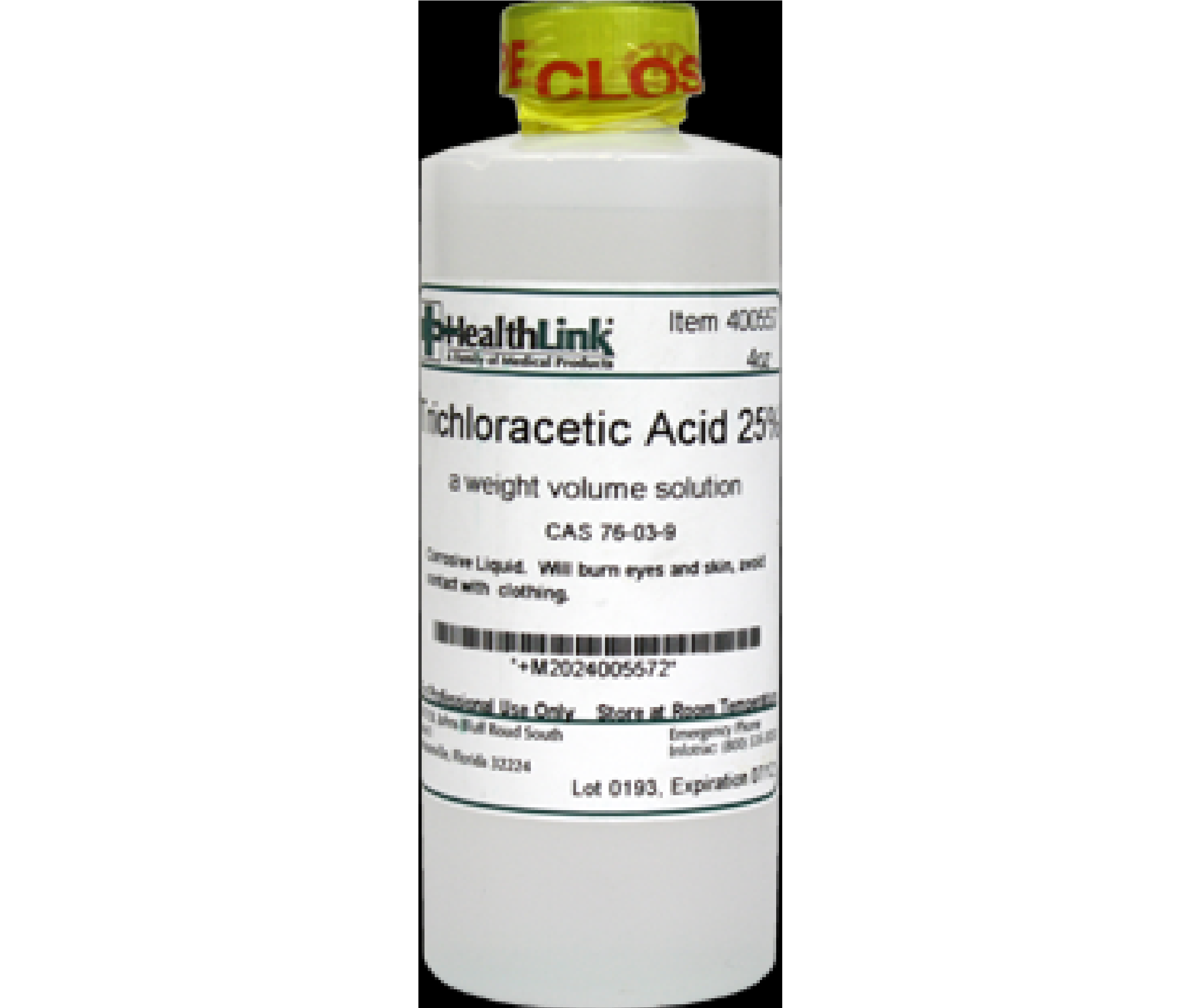 Histology Reagent Trichloracetic Acid 25%