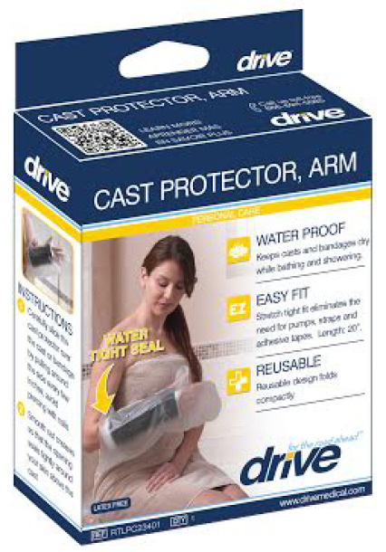 Drive Medical RTLPC23402 Waterproof Cast Protector, Leg Cast