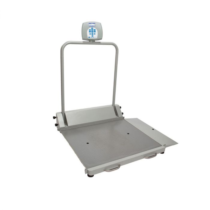 Digital Wheelchair Ramp Scale with Folding Ramp
