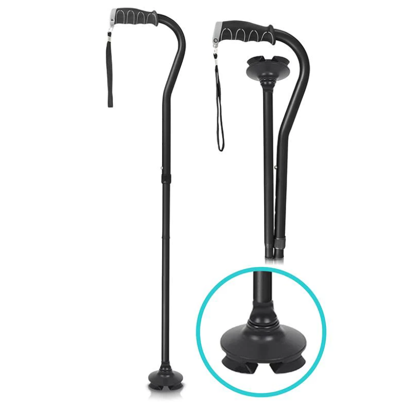 Folding Offset Swivel Cane