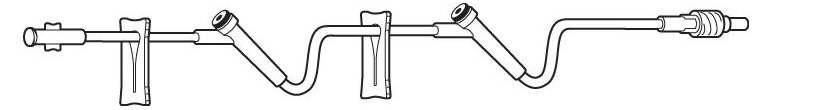 Interlink, Extension Set, 21' Tubing 2 Ports 3.2 ml Priming Volume - Clearance