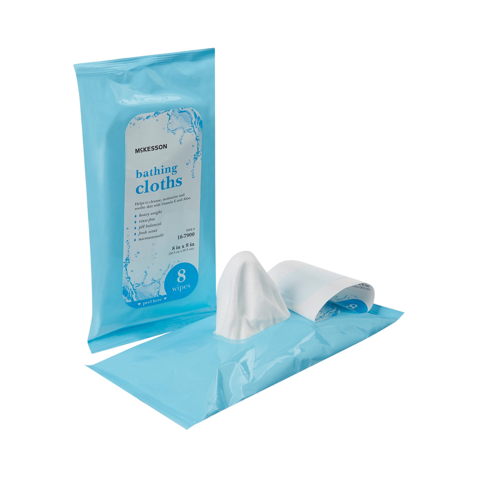 Rinse Free Bath Wipe Scented, Soft Pack