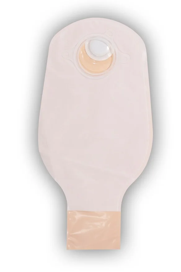 Natura Two Piece Drainable Pouch, Opaque, 12", 1-Sided Comfort Panel and Tail Clip