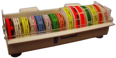 Plastic Multiple Roll Dispensers, Flip Top Covers & Bottom Suction Cups, For 1" Core Rolls