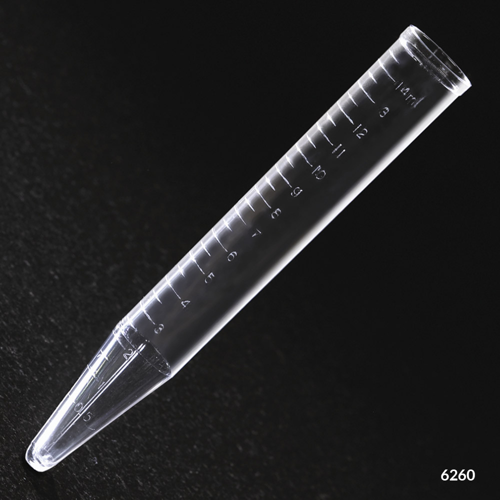 Plain Top Centrifuge Tube, 15 ml, Graduated, Conical Bottom