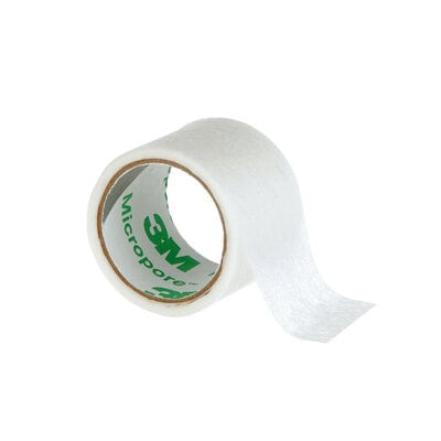 3M Micropore Paper Medical Tape, 2 inch x 1-1/2 Yard, White