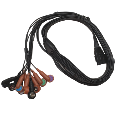10 Wire Patient Cable, Snap Type, AHA for FT-1
