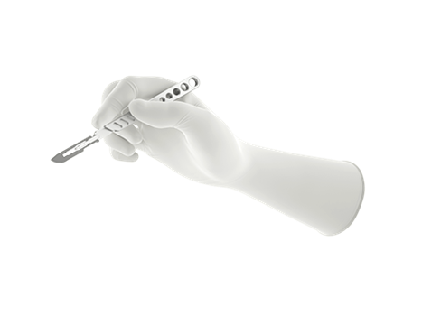 Gammex Non Latex PI Textured Surgical Gloves, Powder Free, Sterile