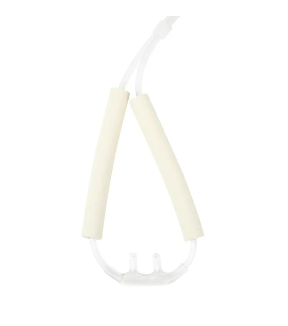 Nasal Oxygen Cannula, Soft Touch Cushion Nasal Tip, 25' Adult