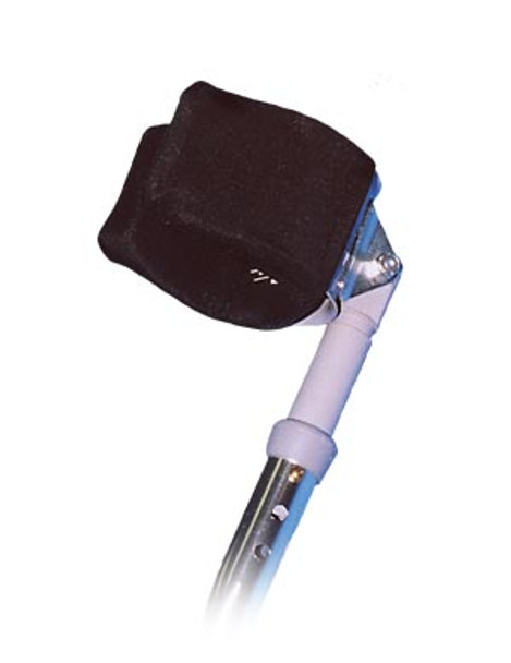 Crutch-Mate Forearm Crutch Padding, Black, Neoprene