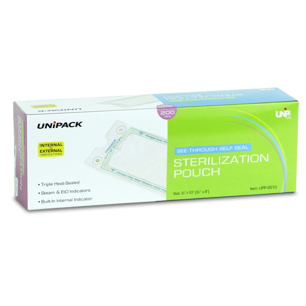 Sterilization Pouches, Box of 1000