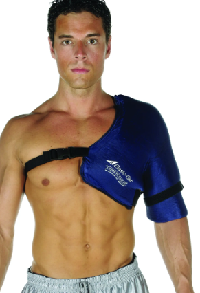 Elasto Gel Shoulder Wrap - 4 Way Stretch Cover with adjustable straps