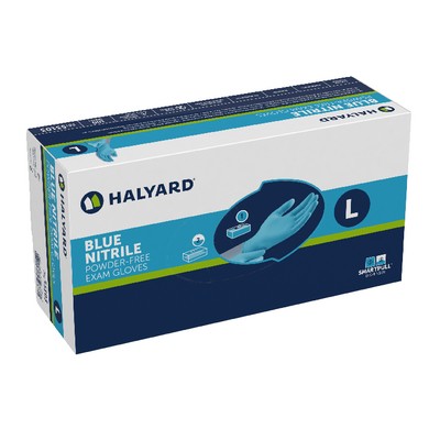 Blue Nitrile Exam Gloves, Non Sterile, Latex Free, Powder Free
