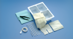 Sterile Tracheostomy Care Tray with Forceps