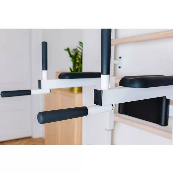 232 Wall Bars with Convertible Steel 6 Grip Pull Up Bar