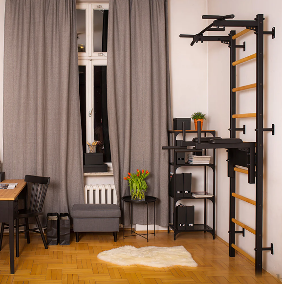 722 Stall Bar for Home with Pull Up Bar and Dip Station
