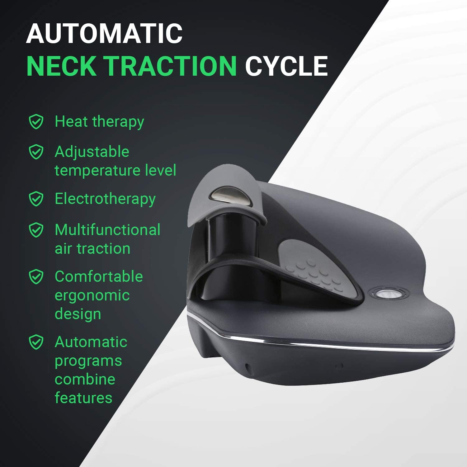 Neck Traction with Heat Therapy and Electrotherapy